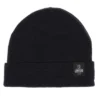 RefrigiWear Wool Blend Knit Moisture Wicking Winter Watch Cap (Black, One Size Fits All)