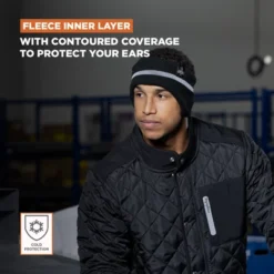RefrigiWear Double Layer Acrylic Knit Black Winter Headband -Refrigiwear GUEST df406d93 8404 4054 a5d6 fe5c89e136c8