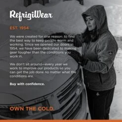 RefrigiWear Women's Fleece Lined Extreme Sweater Jacket With Removable Hood -Refrigiwear GUEST e940b3ac 3661 4539 b97b 7fa6a94f08d4