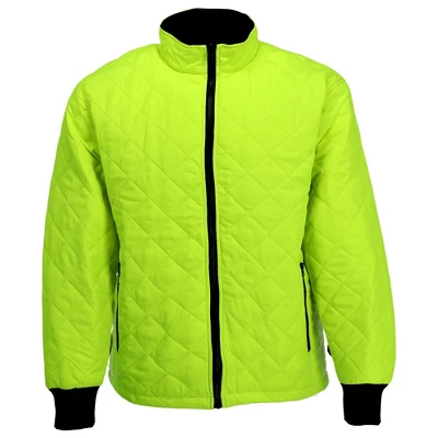 RefrigiWear Men's HiVis 3-in-1 Insulated Rainwear Systems Jacket - ANSI Class 2 3 RefrigiWear Men's HiVis 3-in-1 Insulated Rainwear Systems Jacket - ANSI Class 2 - Image 3