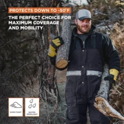 RefrigiWear Men's Iron-Tuff Enhanced Visibility Insulated High Bib Overalls With Reflective Tape 8 RefrigiWear Men's Iron-Tuff Enhanced Visibility Insulated High Bib Overalls With Reflective Tape -Refrigiwear GUEST ee977bc1 411a 4719 8a27 f06515743f52