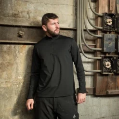 RefrigiWear Men's Flex-Wear Top Base Layer Shirt Zip Mock Neck -Refrigiwear GUEST f501c5ab e4b9 4777 9bf9 8fbeac826ecd