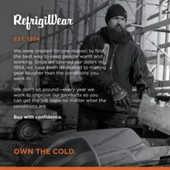 RefrigiWear Men's Extreme Hybrid Pullover Sweatshirt Reflective Insulated Hoodie -Refrigiwear GUEST fbcdb7b4 74c3 4ecd 97fa 271557339c4a