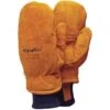 Refrigiwear Leather Gloves: L ( 9 ), -20 Deg. F Min Temp, Standard, Drivers Glove, Cowhide, Wing Thumb, 1 PR